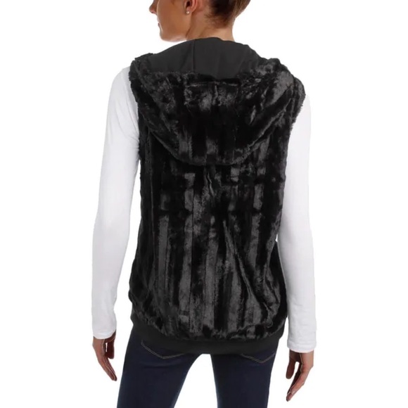 The North Face Jackets \u0026 Coats | The North Face Furlander Vest Faux Fur Hooded Sz S | Color: Black | Size: S | Familyscloset's Closet